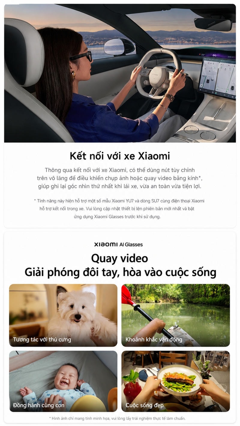 Kính Thông Minh Xiaomi Ai Glasses - Chính Hãng, New Seal Kính Thông Minh Xiaomi Ai