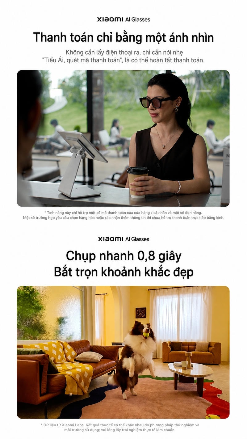 Kính Thông Minh Xiaomi Ai Glasses - Chính Hãng, New Seal Kính Thông Minh Xiaomi Ai