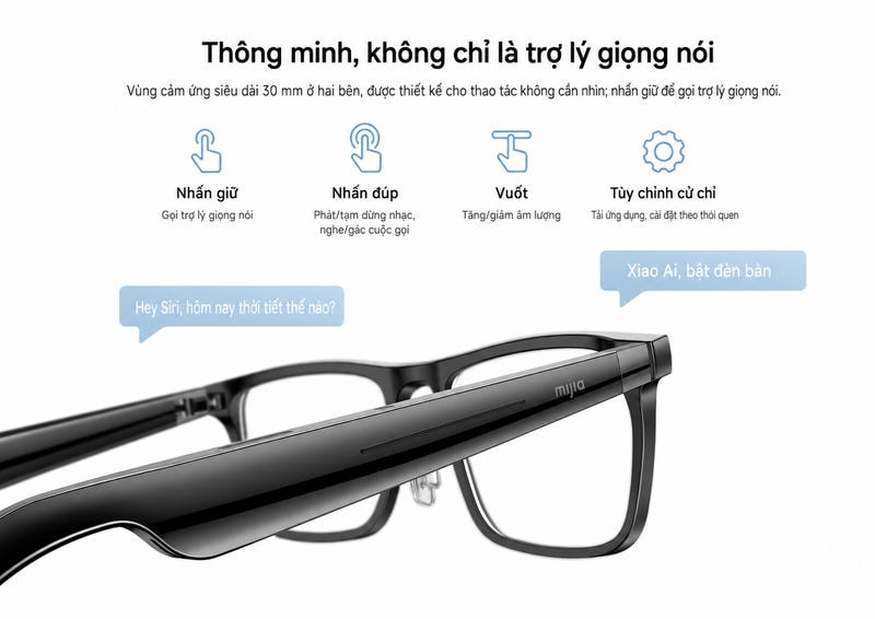 Kính Thông Minh Xiaomi Mijia Smart Audio - Chính Hãng, New Seal Kính Thông Minh Xiaomi Audio