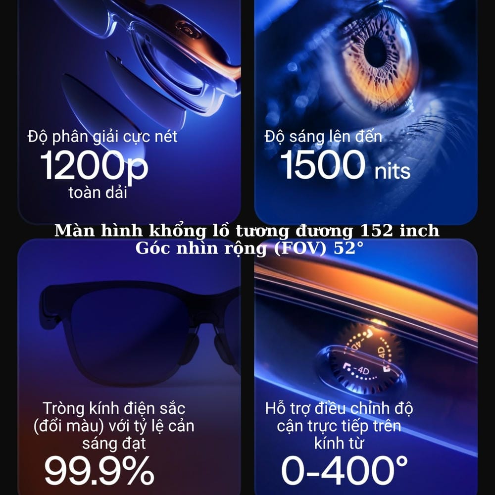 Kính Thông Minh Thực Tế Ảo Viture Luma Series Xr/Ar – New Seal
