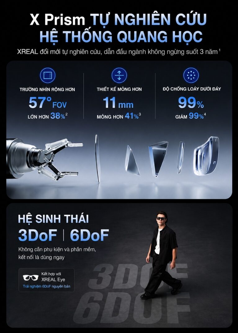 Xreal One Pro Kính Ar Thông Minh - Chính Hãng, New Seal