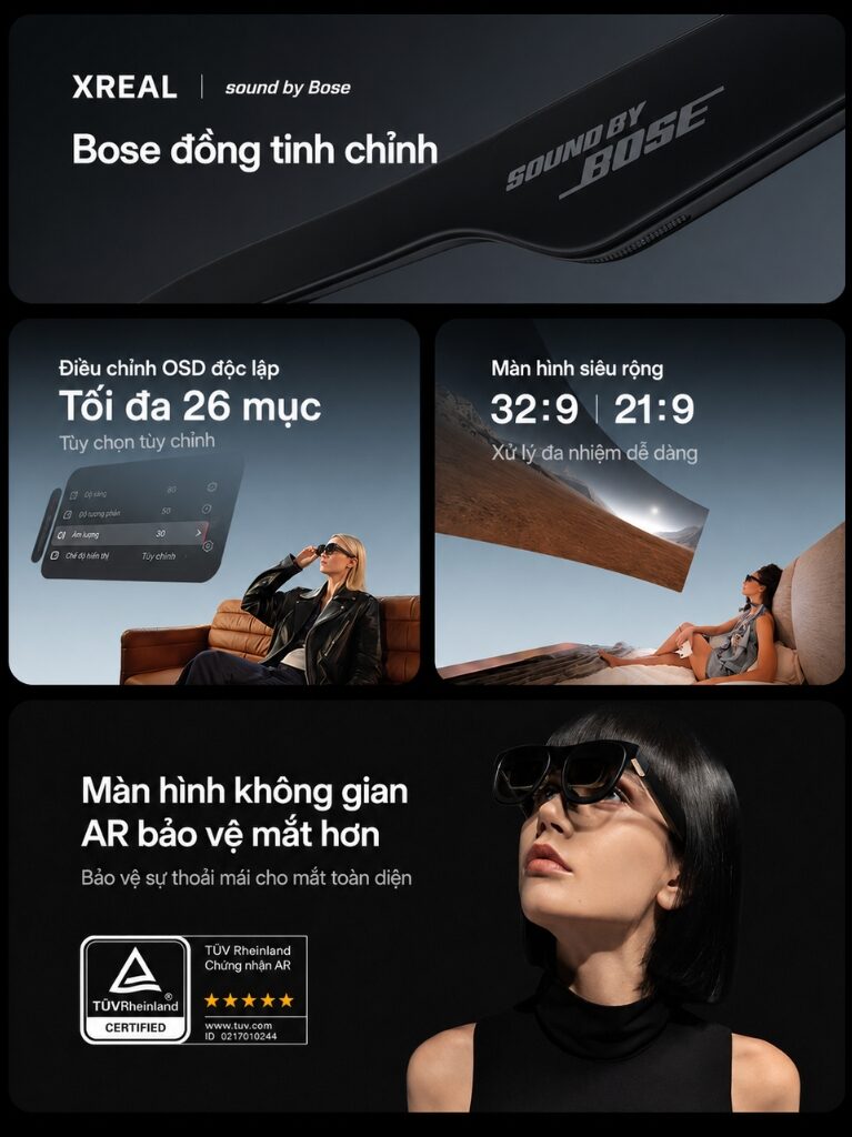 Xreal One Pro Kính Ar Thông Minh - Chính Hãng, New Seal